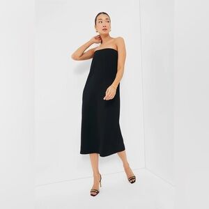 Tuckernuck Noir Crepe Marin Dress - L